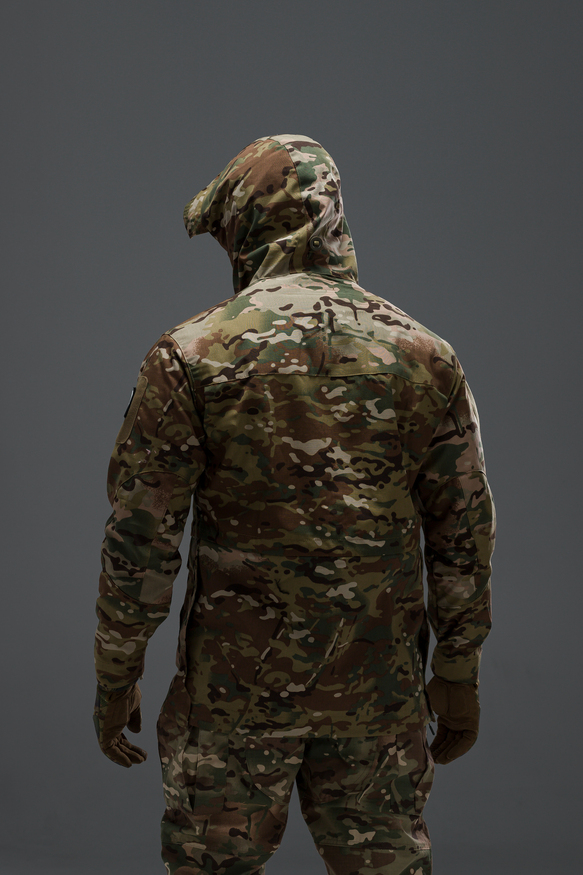 Куртка вітровка тактична BEZET Shadow камуфляжний - Фото 10