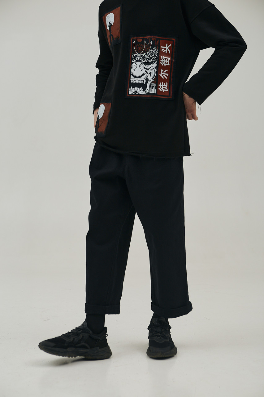 Брюки Хакама мужские черные модель от бренда ТУР TURWEAR - Фото 9