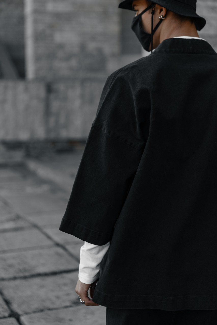 Кімоно Харуки чоловіче чорного кольору від бренду ТУР TURWEAR - Фото 8