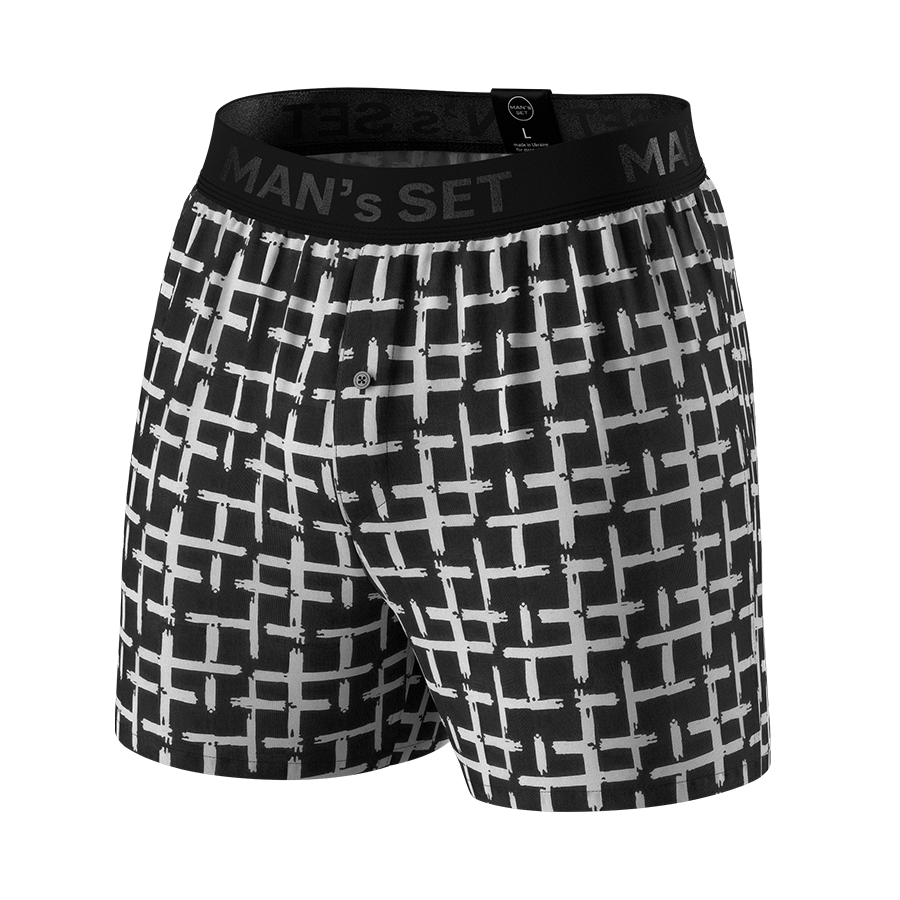 Комплект трусів MIX Intimate/ Shorts Black Series, 12шт MansSet - Фото 2