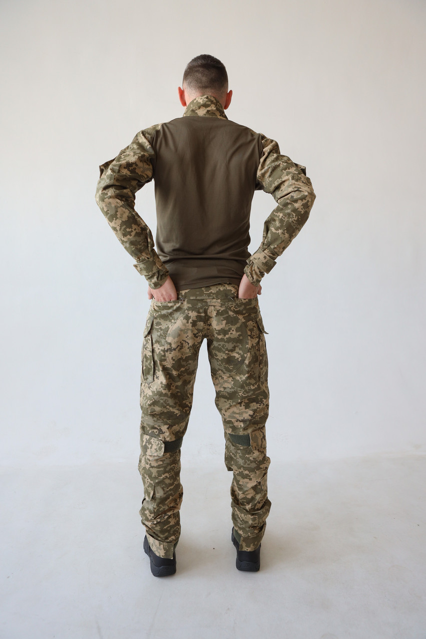 Штаны тактические с наколенниками, цвет пиксель, от бренда TUR Tactical TURWEAR - Фото 1