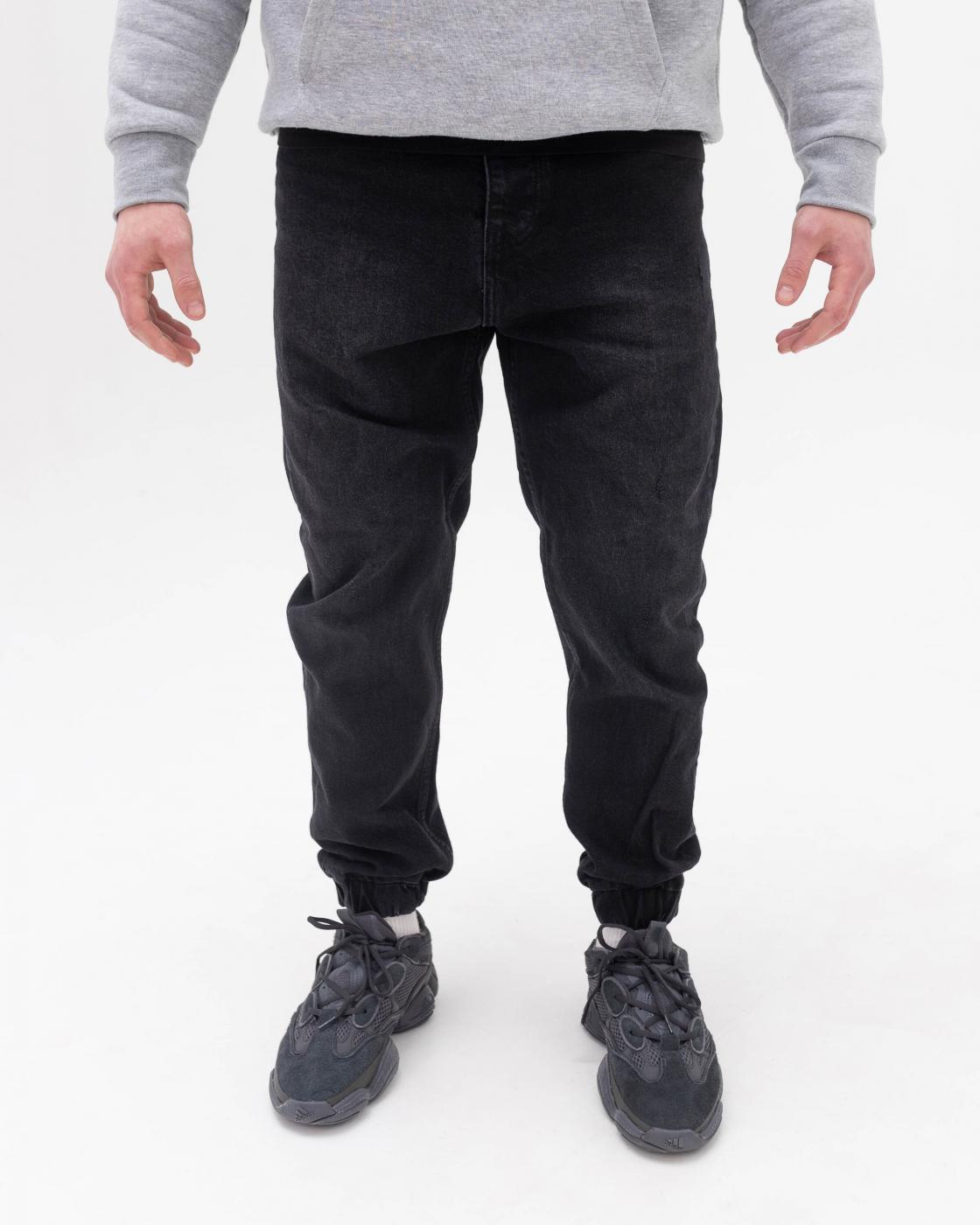 Молодіжні чорні джинсові джогери BEZET - Фото 2