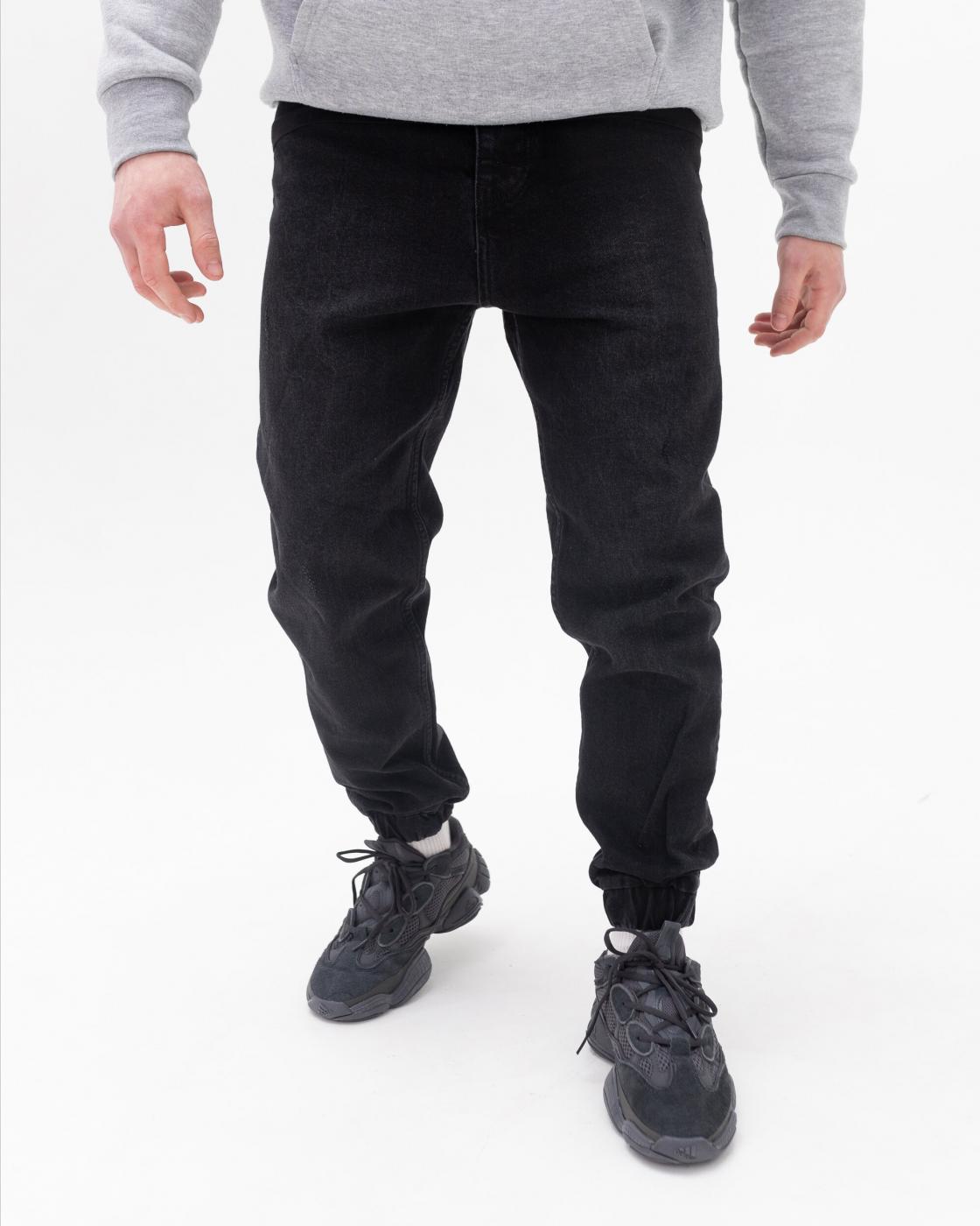 Молодіжні чорні джинсові джогери BEZET
