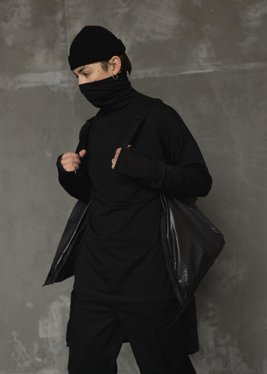 Демісезонна куртка чоловіча чорна бренд ТУР модель Ішов TURWEAR - Фото 2