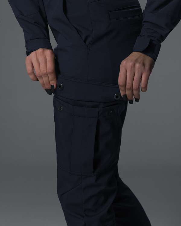 Жіночі брюки карго тактичні BEZET Basic синій - Фото 3