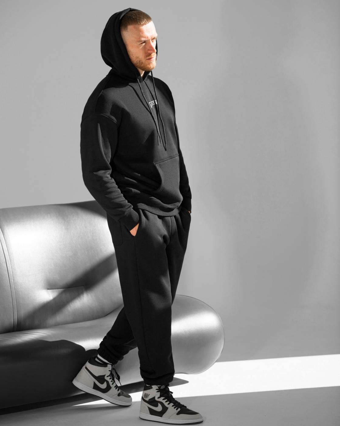 Теплий спортивний костюм BEZET Black - Фото 3