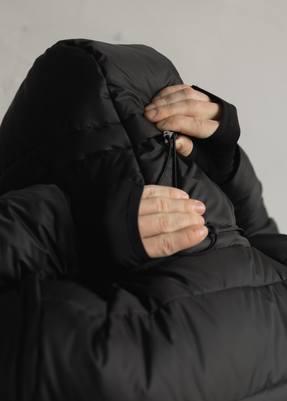 Демісезонна куртка чоловіча чорна бренд ТУР модель Ішов TURWEAR - Фото 3