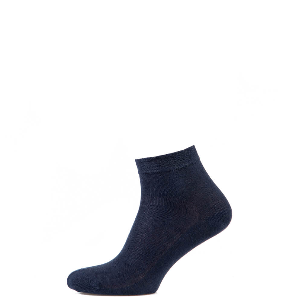 Шкарпетки середні з бавовни з сіткою, синій MansSet