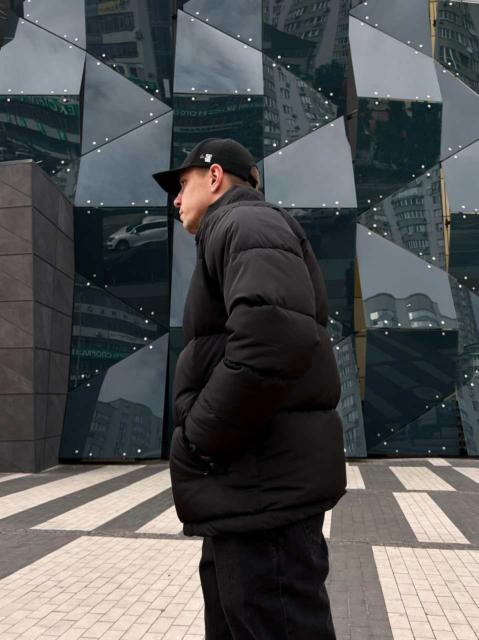 Мужская зимняя куртка-пуховик Reload Simple черная - Фото 3