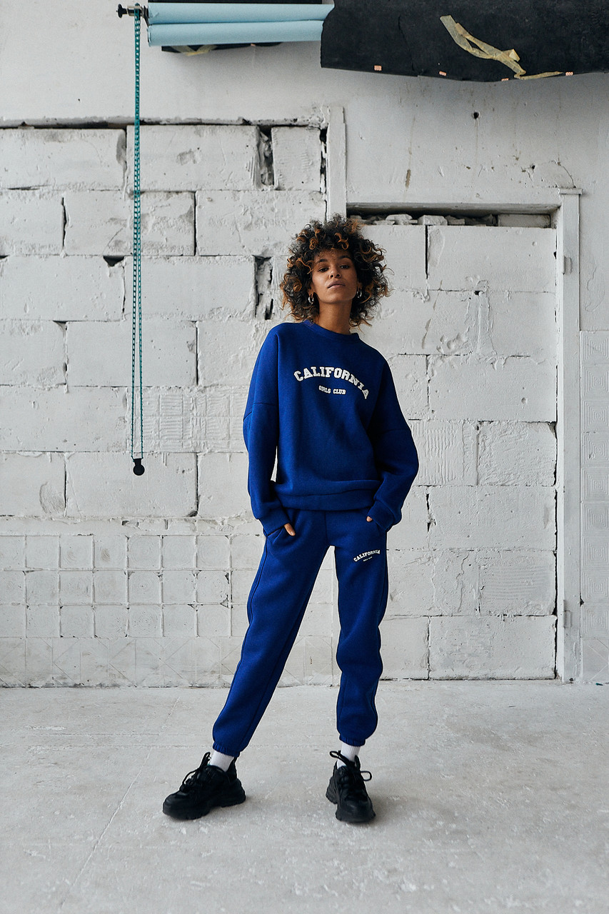 Утеплені спортивні штани флісові жіночі Каліфорнія від бренду Луналі - Фото 1