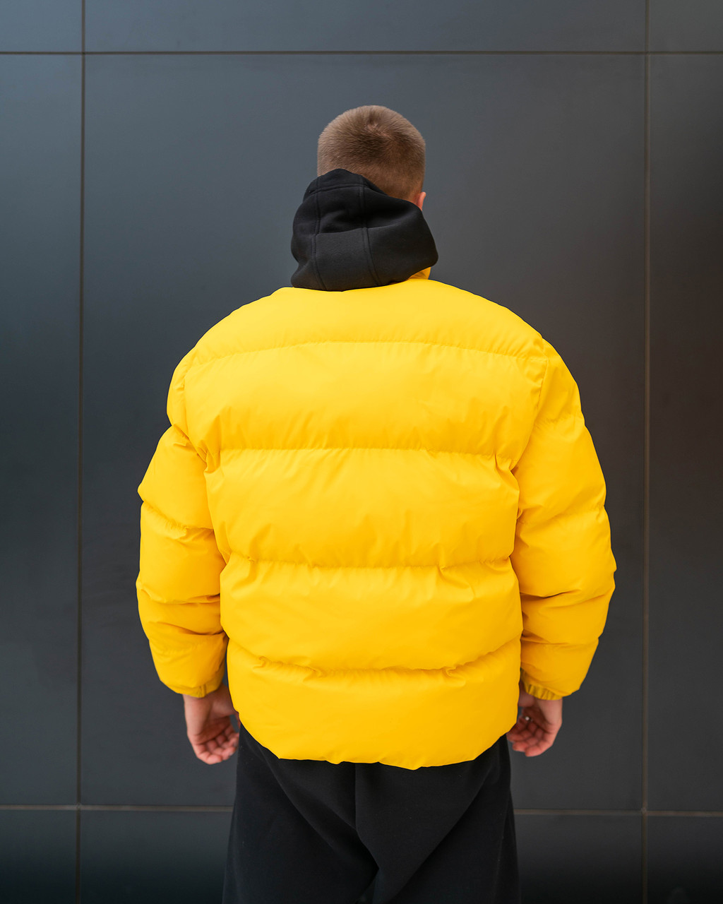 Зимова чоловіча куртка OGONPUSHKA Homie 2.0 жовтий Пушка Огонь - Фото 8