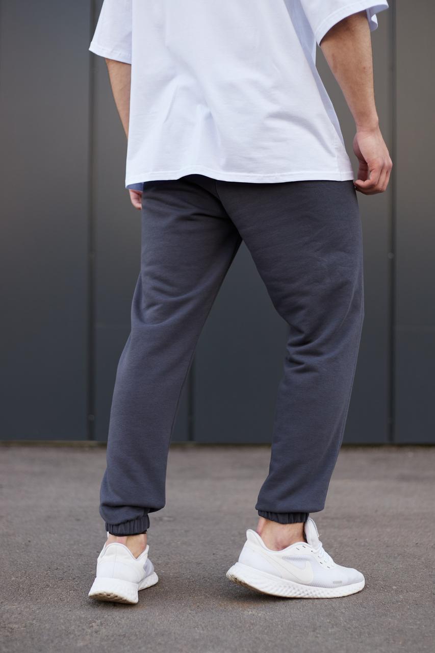 Спортивные штаны мужские графит от бренда ТУР модель Стандарт TURWEAR - Фото 2