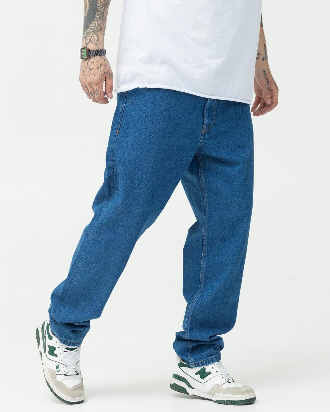 Сині джинси базові BEZET Wide - Фото 1