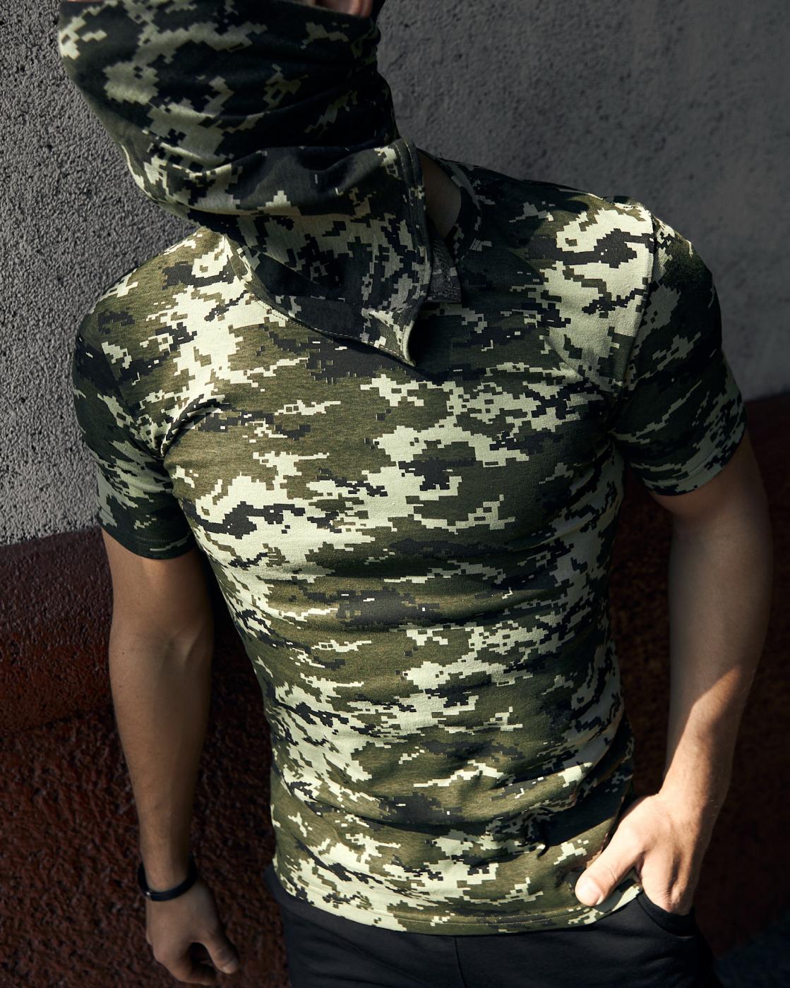 Чоловічий комплект: футболка, бандана піксель Intruder - Фото 1