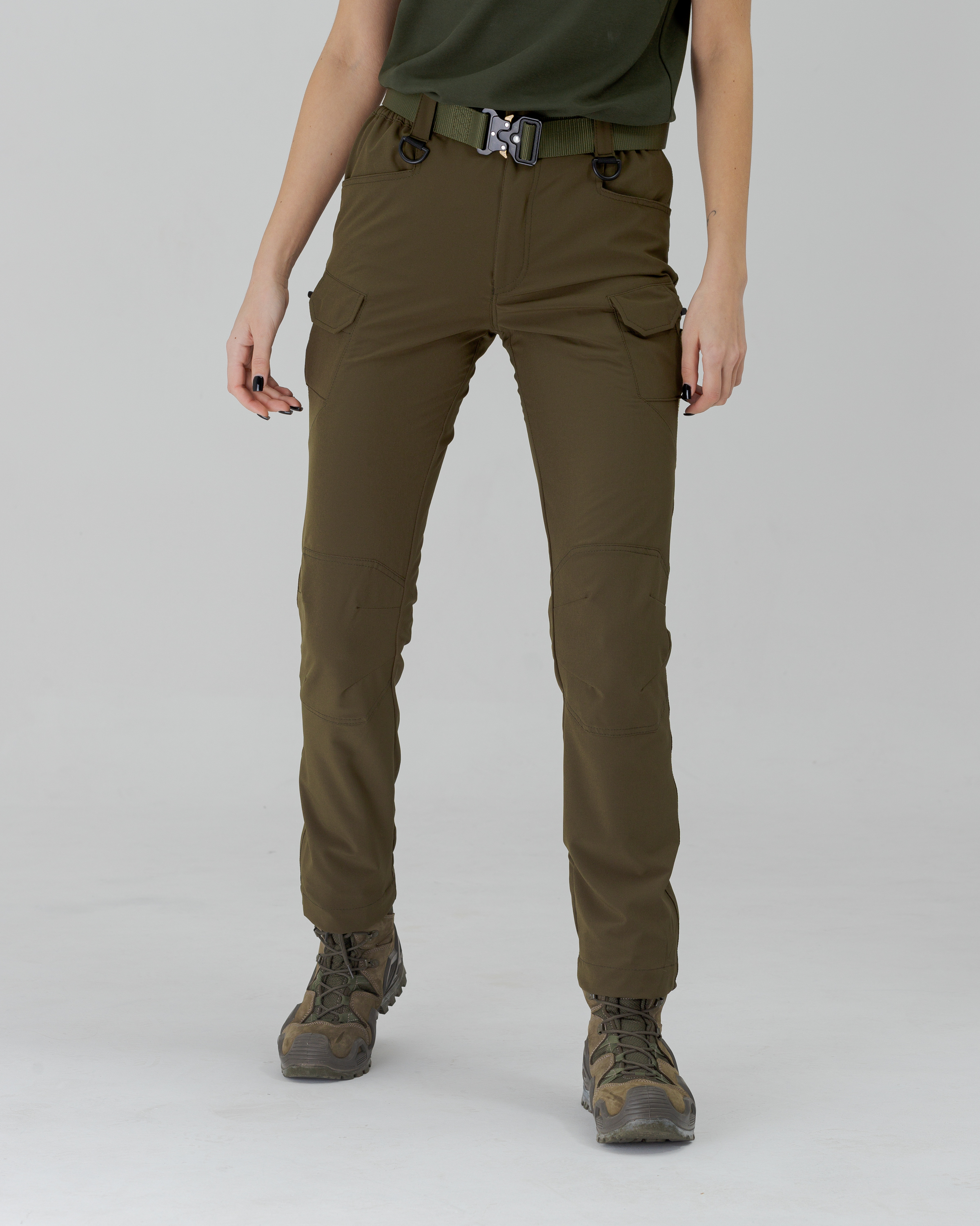 Жіночі брюки карго тактичні BEZET Байрактар хакі - Фото 5