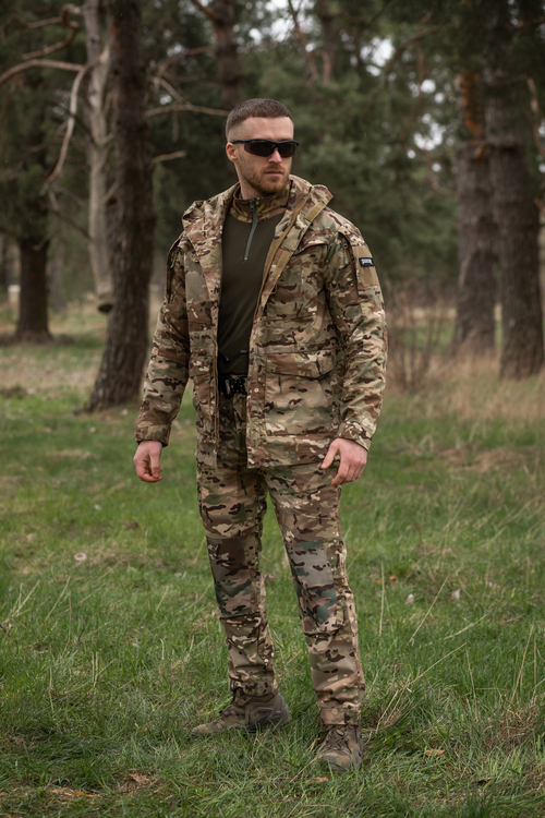 Куртка ветровка тактическая BEZET Shadow камуфляжный - Фото 39