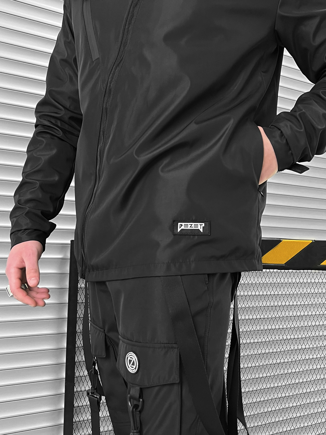 Куртка вітровка BEZET Сенсей чорний - Фото 2