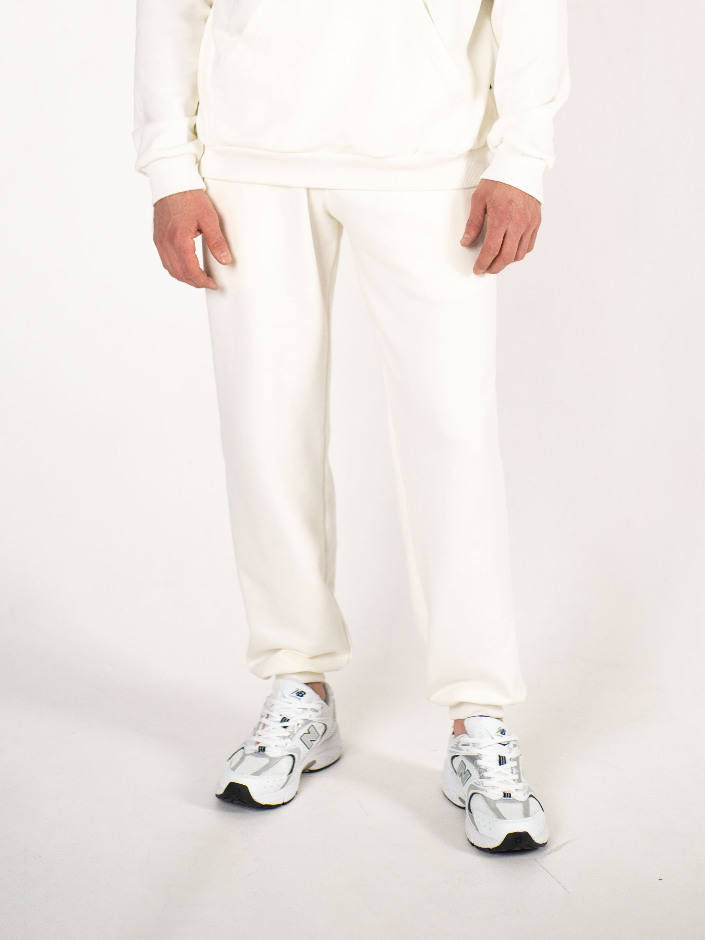 Штани спортивні оверсайз Custom Wear білі - Фото 2