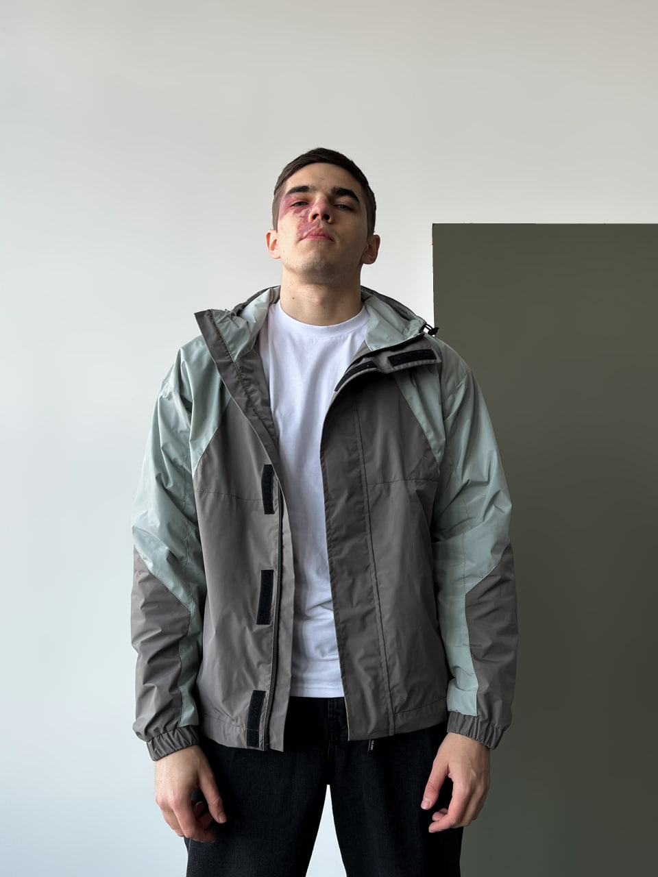 Мужская демисезонная куртка - ветровка Reload Urban, светло-серый - Фото 1