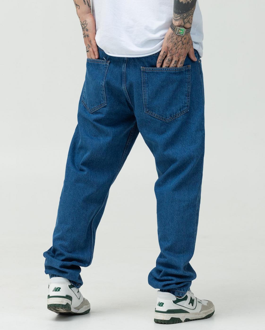 Сині джинси базові BEZET Wide - Фото 2