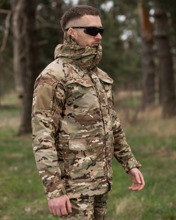 Куртка ветровка тактическая BEZET Shadow камуфляжный - Фото 36