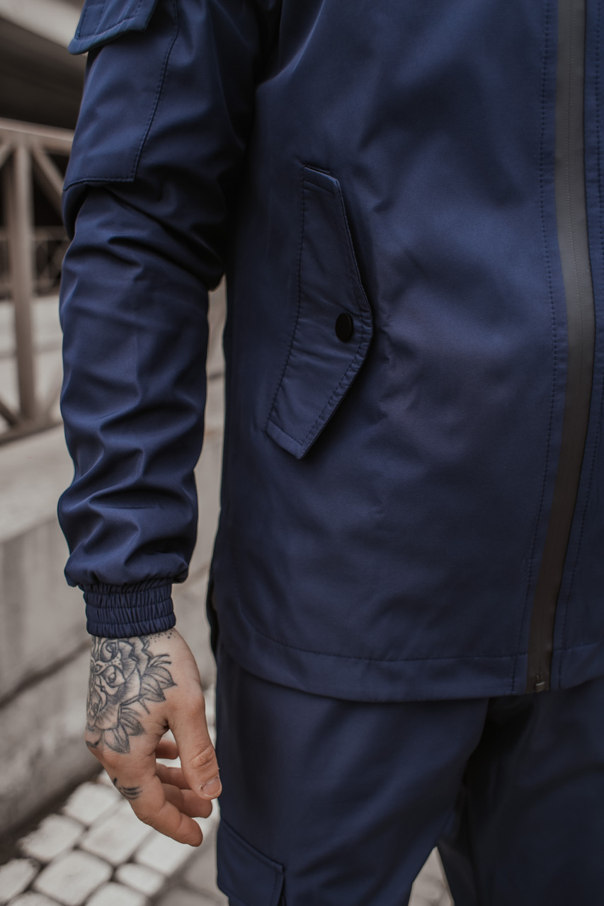 Куртка мужская ветровка 'Easy' синяя  Intruder - Фото 6