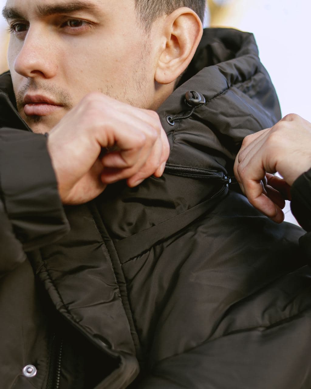 Мужская зимняя куртка Reload Over черная - Фото 3
