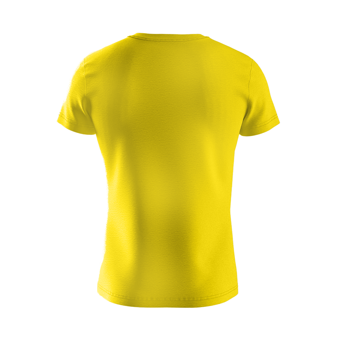 Футболка Basic U-neck, жовтий MansSet - Фото 1