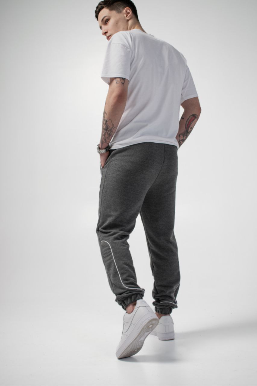 Чоловічі трикотажні спортивні штани Reload Factor темносірий  - Фото 1
