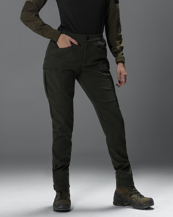 Жіночі брюки карго тактичні BEZET Капелан хакі - Фото 3