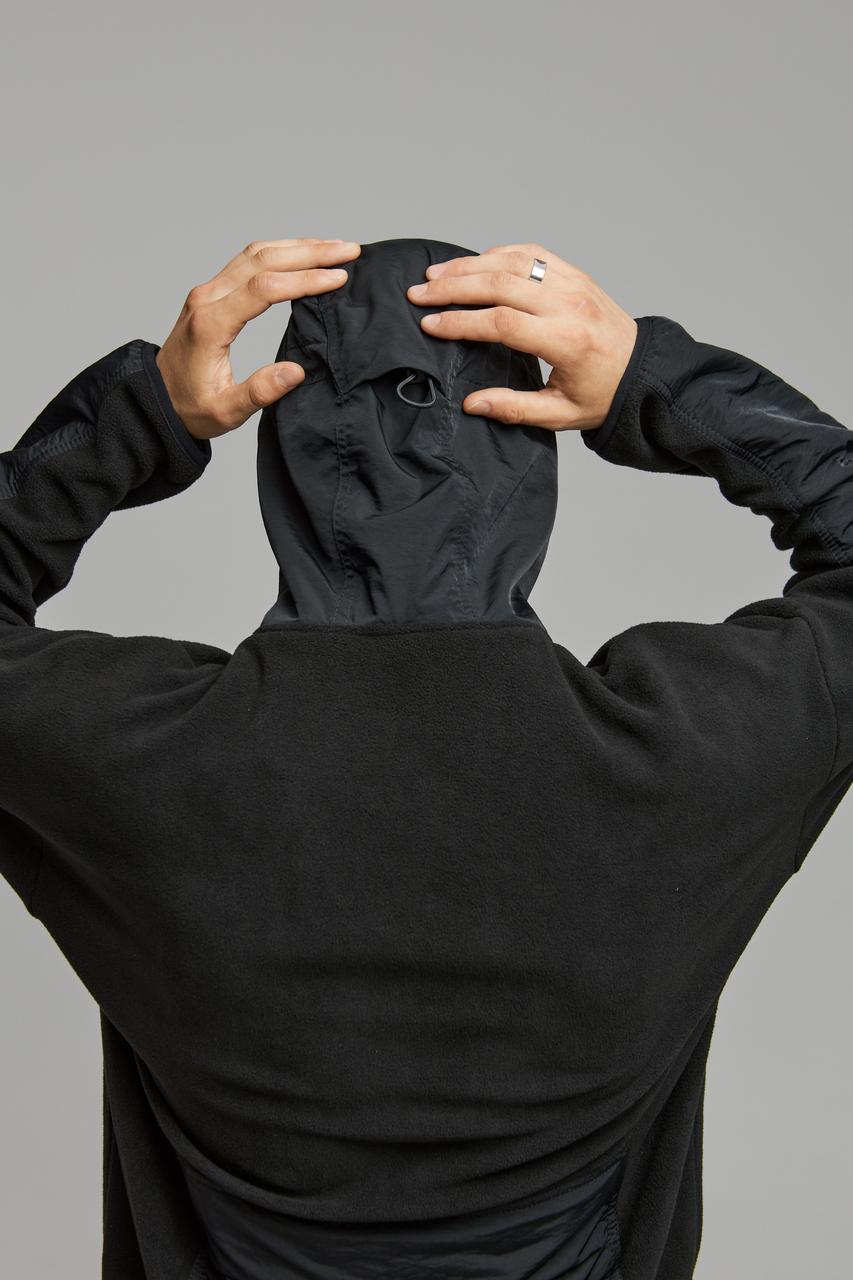 Худі на флісі чоловічий чорний від бренду ТУР модель Кабал TURWEAR - Фото 2