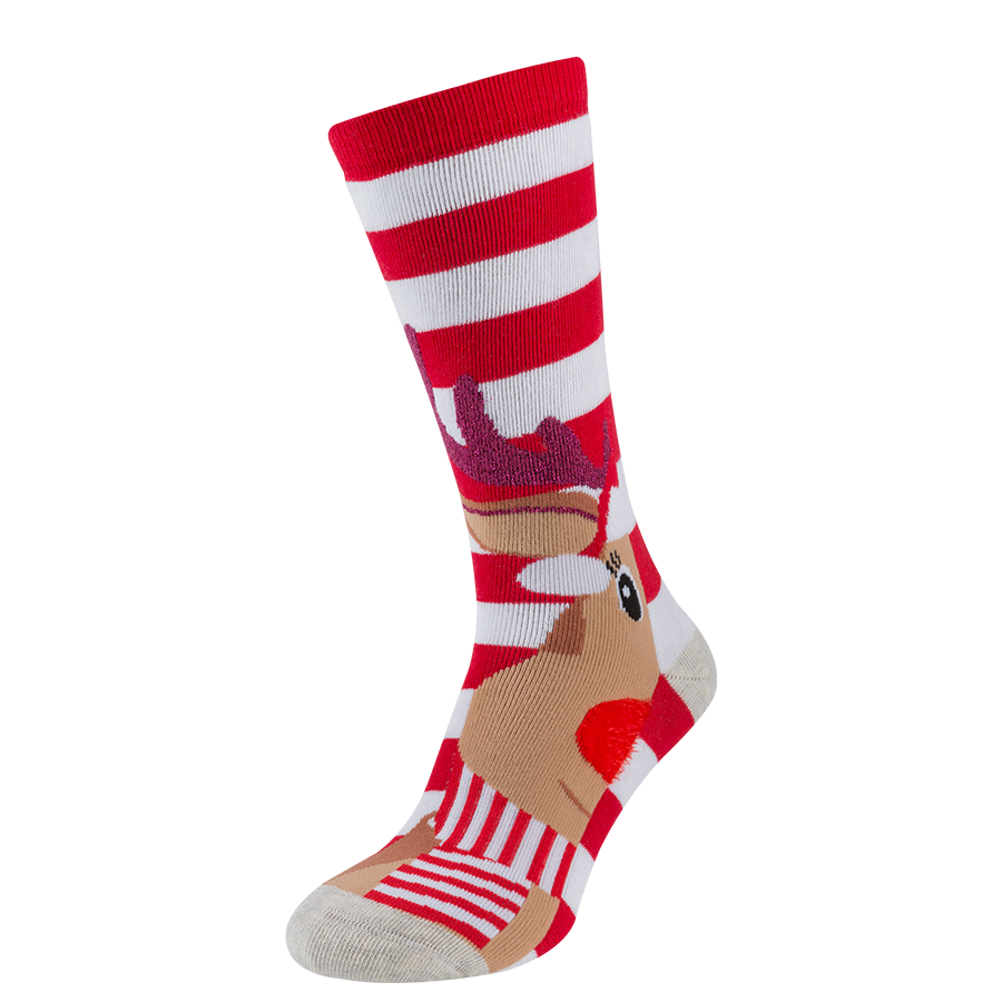Шкарпетки новорічні унісекс, північний олень MansSet - Фото 1