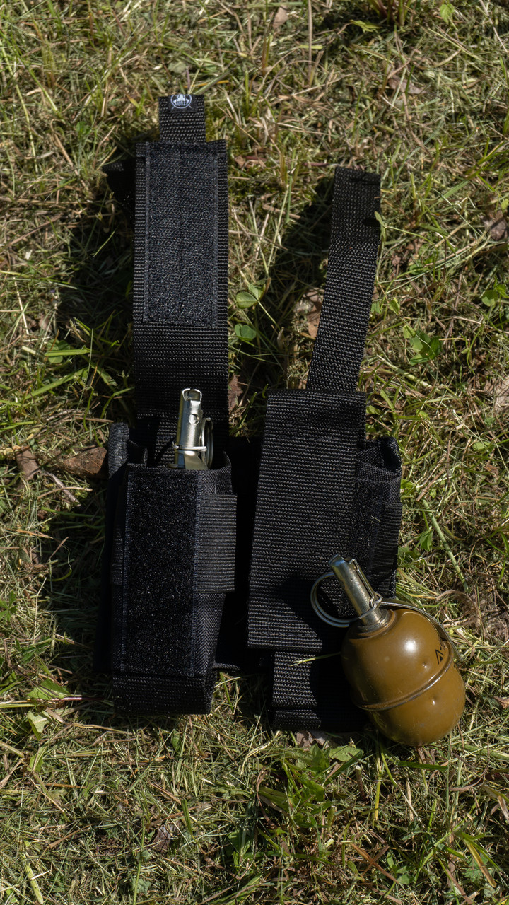 Результат гранатний подвійний чорний від ТUR Tactical TURWEAR - Фото 1