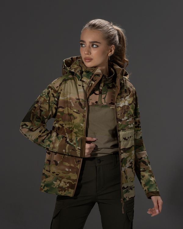 Куртка тактична жіноча BEZET Phantom мультикам - Фото 3