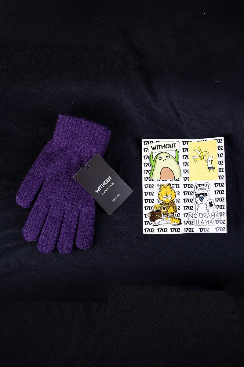 Перчатки Without Фіолетові Woman - Фото 1
