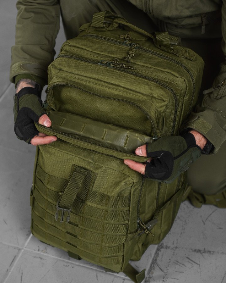 Тактичний штурмовий рюкзак хакі Sold-Out - Фото 1