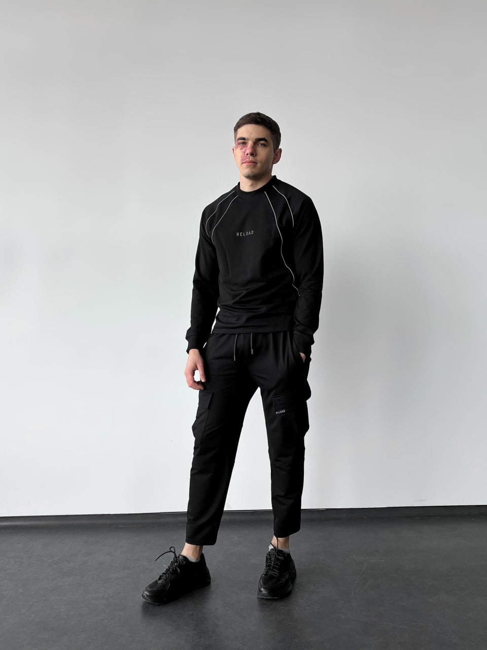 Чоловічі спортивні штани Reload Breethe, чорний - Фото 2