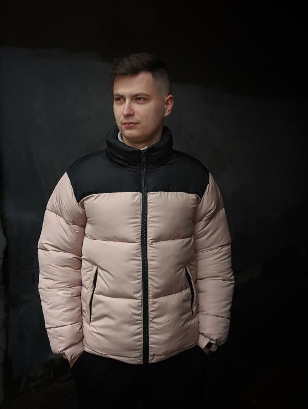 Мужская зимняя куртка-пуховик Reload Simple розовый