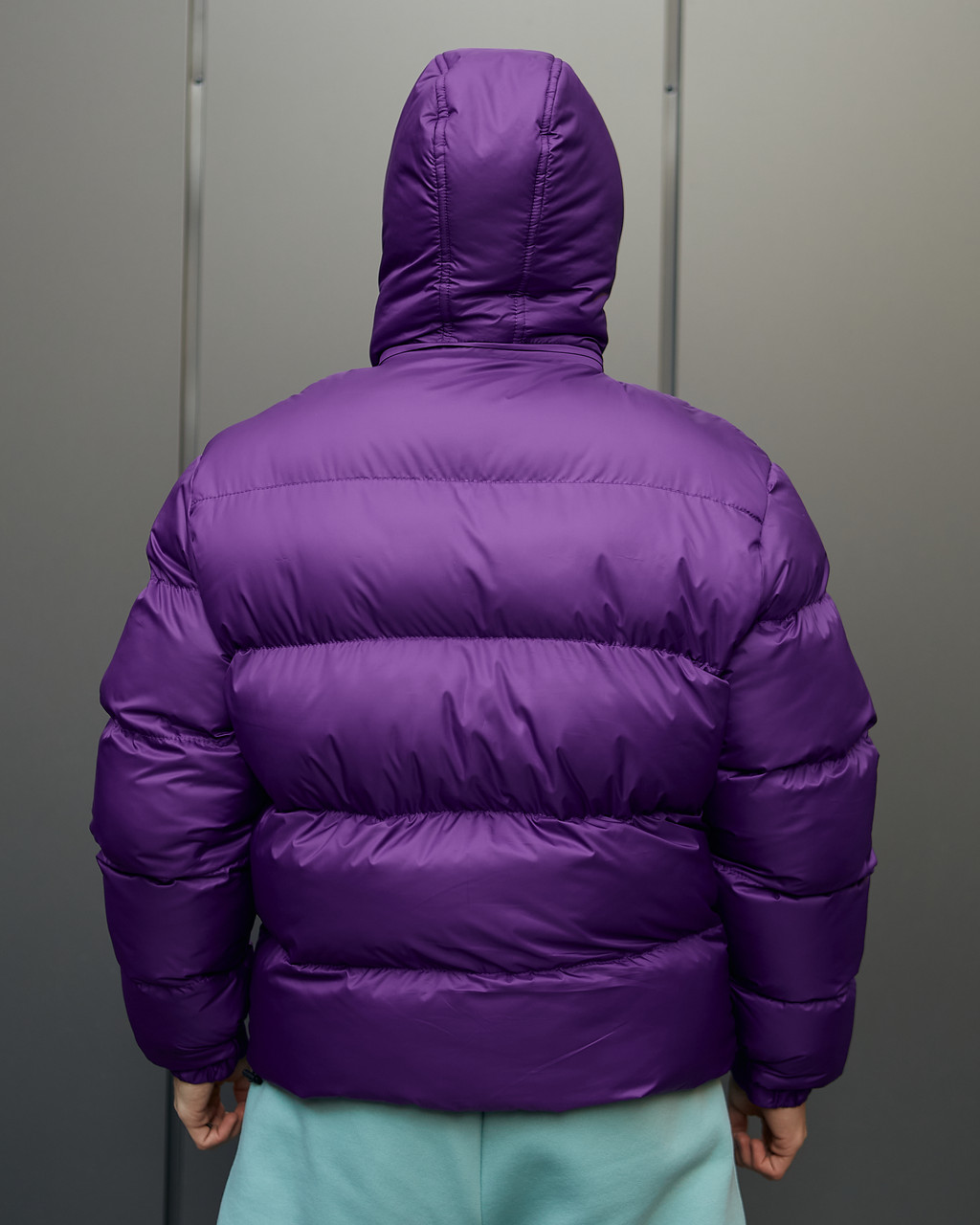 Зимова чоловіча куртка Homie фіолетова Пушка Огонь - Фото 9