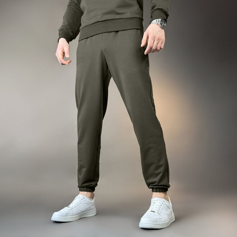 Чоловічі штани джогери з кишенями світлий хакі Pobedov 95 POBEDOV - Фото 2