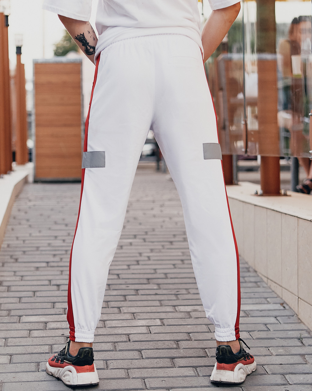 Спортивні штани Wline білі Пушка Огонь - Фото 2