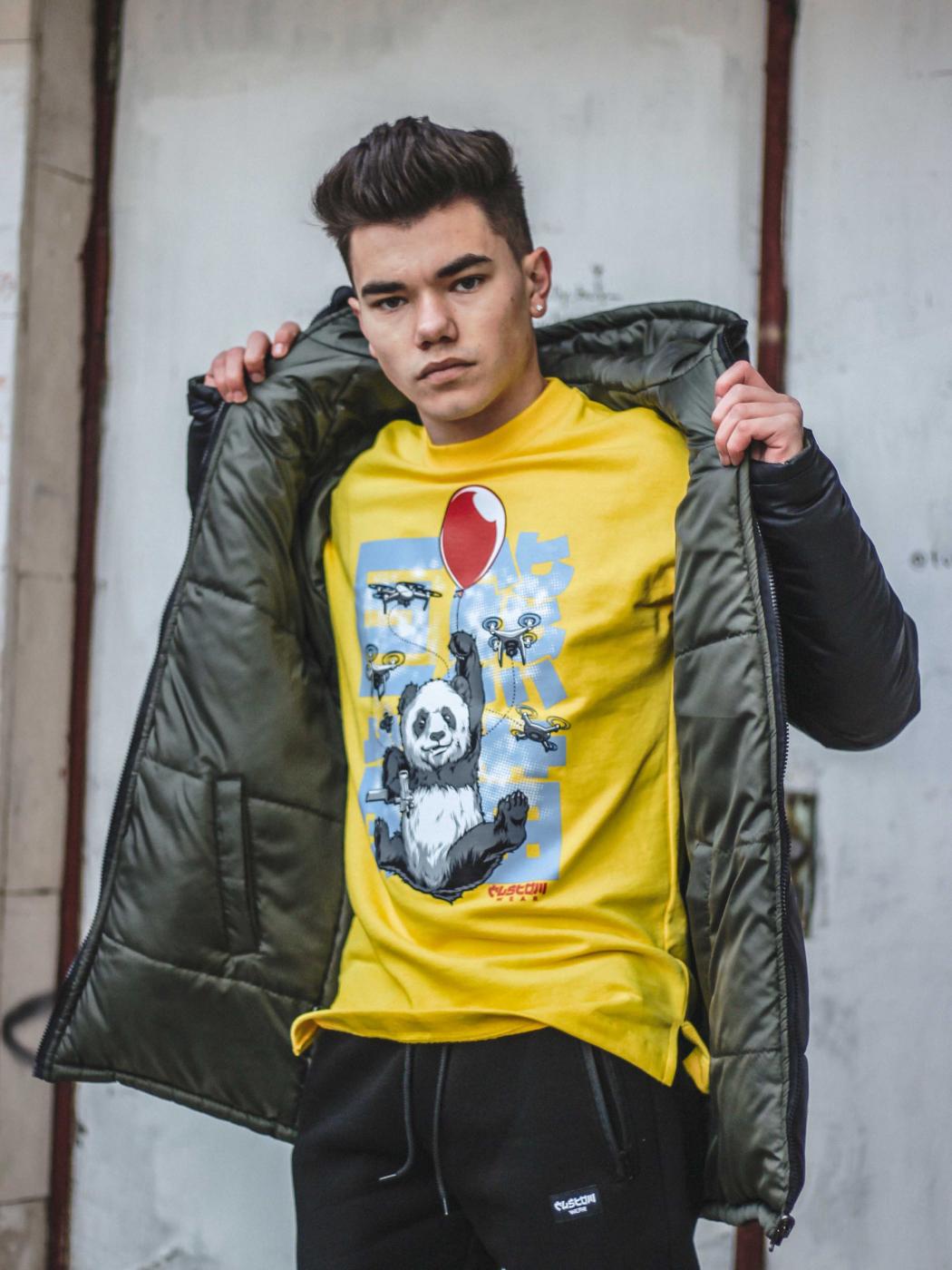 Світшоти Custom Wear Criminal Panda Yellow Жовтий Custom Wear - Фото 3