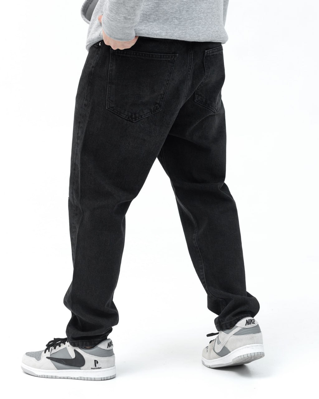 Чорні базові широкі джинси BEZET - Фото 2