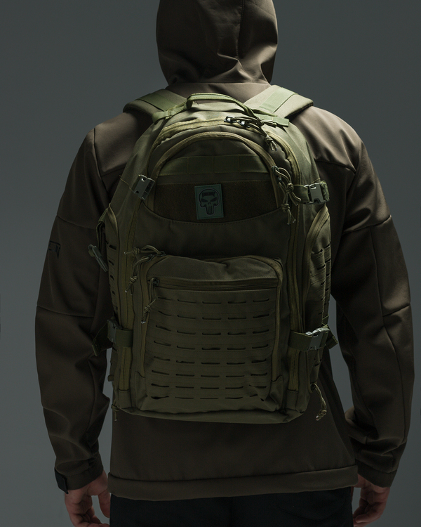 Рюкзак тактичний BEZET Soldier хакі - Фото 17