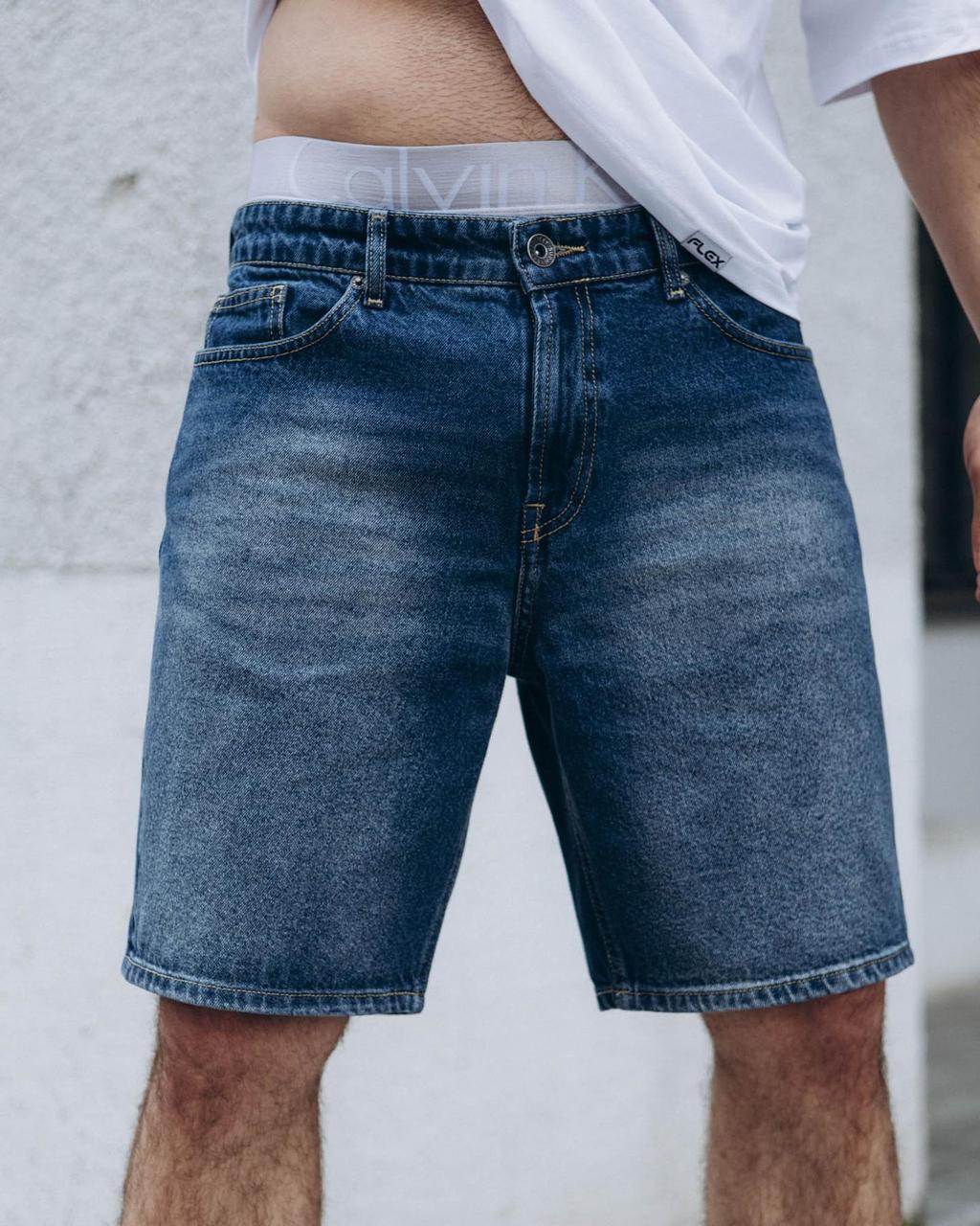 Шорти джинсові чоловічі Деним від бренду TURWEAR - Фото 4