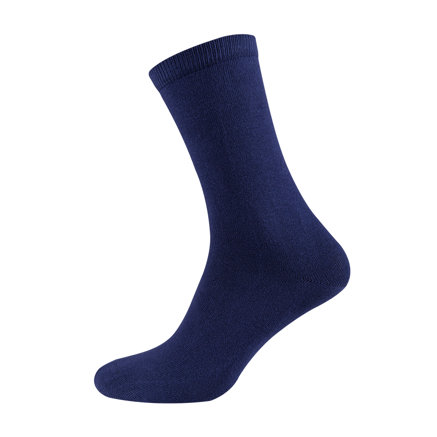 Носки мужские цветные из хлопка, темно-синий MansSet - Фото 1