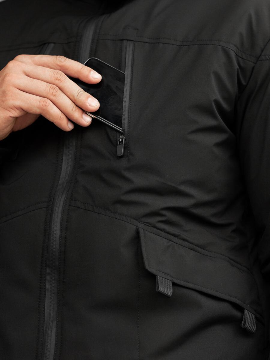Куртка BEZET Outfit чорний - Фото 4
