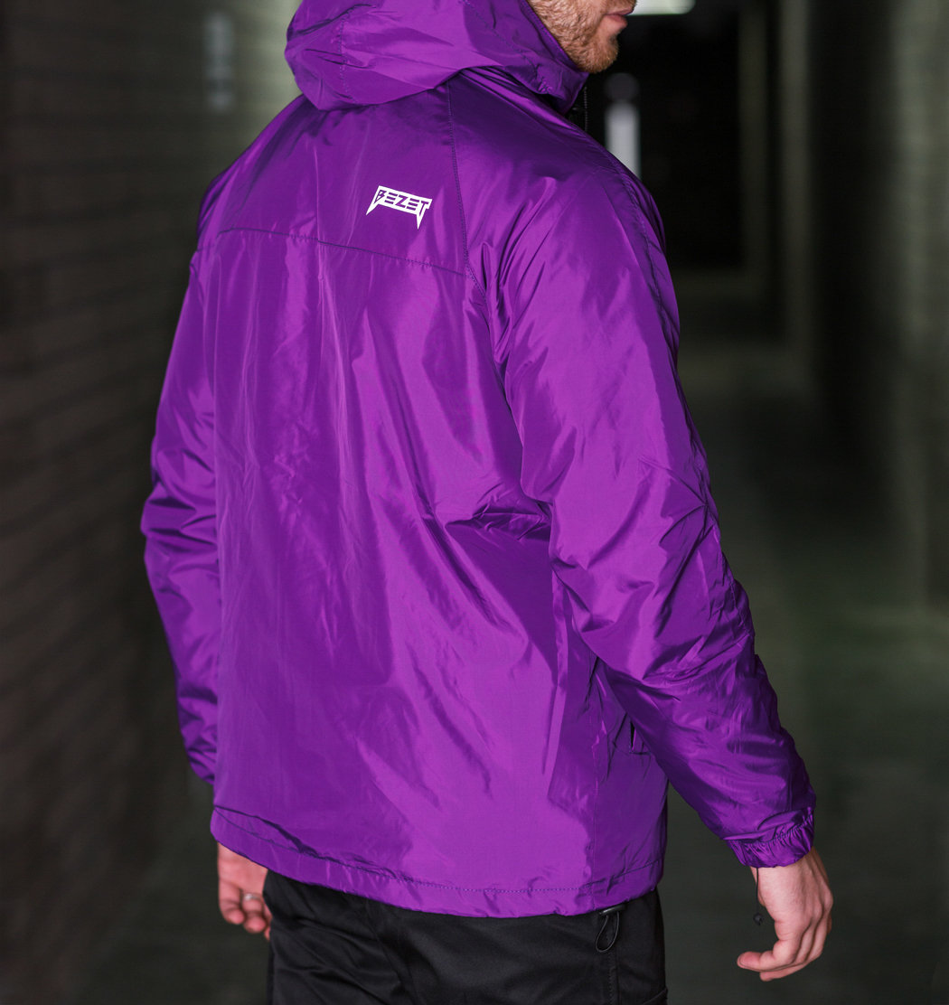 Куртка вітровка BEZET Basic фіолетовий - Фото 6