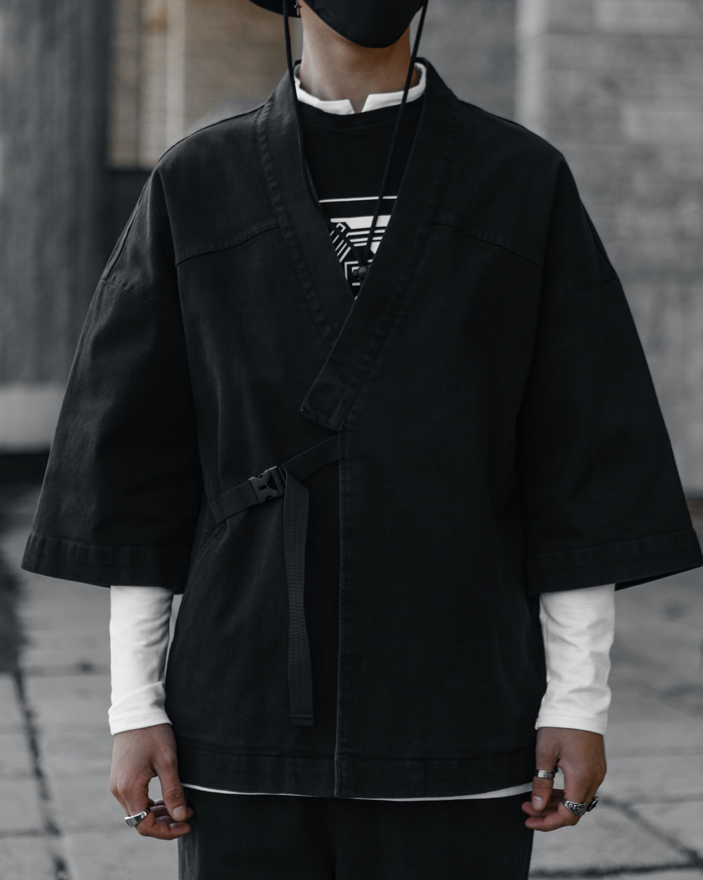 Кімоно Харуки чоловіче чорного кольору від бренду ТУР TURWEAR - Фото 7