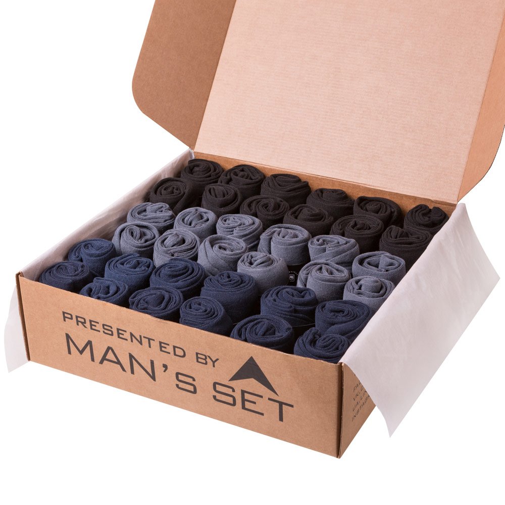 Річний комплект чоловічих шкарпеток Socks Classic, 36 пар MansSet